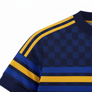 Conjunto de Camisetas de Fútbol Unisex Personalizadas, para Entrenamiento de Equipo, Impresión por Transferencia de Calor, 100% Poliéster, Antibacterianas, Cuello Redondo, Manga Corta - Product Image 4