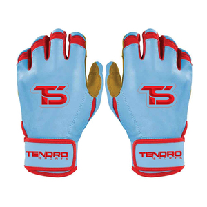 Custom Professional Lightweight High Quality Padded Breathable Beisbol Batting <b>Gloves</b> Wrist Support Made Sheepskin - Product Image 1