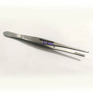 Pinzas de Disección Reutilizables McIndoe, Dentadas, 15 cm, Instrumento Quirúrgico de Acero Inoxidable Wenquar - Product Image 1