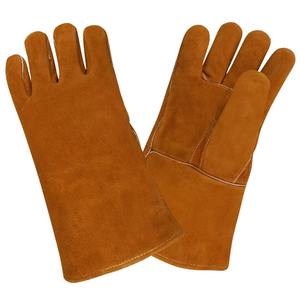 Gants de soudure en cuir faits à la main, durables, élégants, pour usage domestique, gants de sécurité industrielle - Product Image 3