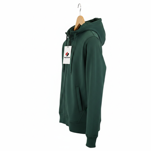 Sweat à capuche zippé en polaire pour homme, personnalisable, chaud, décontracté, vêtements de sport, fournisseur en gros, OEM, en vrac - Product Image 4