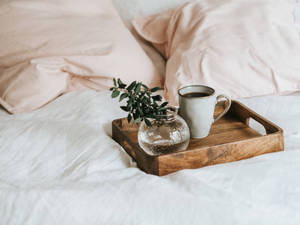 Wooden Rectangle Storage <b>Tray</b> Minimalist Design Unfinished Finish Durable Single Tier for <b>Table</b> Use Drink Food Serving - Product Image 1