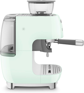 Máquina de Espresso Semiautomática EGF03 con Molinillo Incorporado, Termobloque Doble, Estilo Retro de los Años 50 – Verde Pastel (120 V) - Product Image 4