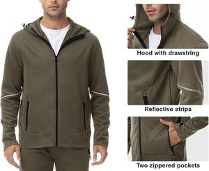 Fabricante de Conjuntos Cortavientos para Exteriores de Alta Gama, Traje Deportivo de Secado Rápido, Producción al por Mayor - Product Image 3