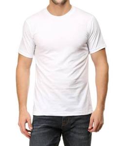 Camiseta de Algodón 100% y Algodón Orgánico para Hombre al por Mayor con Logotipo Estampado en la Parte Delantera, Ecológica, Transpirable, Ligera, Cuello Redondo - Product Image 1