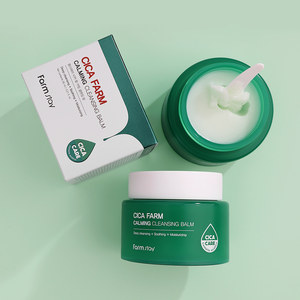 Korean Cosmetic FARMSTAY CICA FARM Anti-Wrinkle Calming Cleansing Balm Deep Cleansing Facial Cleanser Whitening Moisturizing - Product Image 4