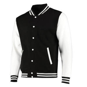 Chaquetas Varsity Personalizadas de Invierno, Estilo Urbano, Unisex, Vintage, con Frente de Lona, Resistentes al Viento y Antibacterianas, Venta al Por Mayor - Product Image 1