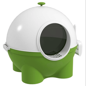 Lettiera per Gatti Automatica di Grande Capacità, Facile da Pulire, in Plastica e Legno, per Uso in Soggiorno - Product Image 5