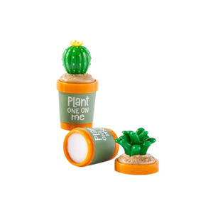 Bálsamo Labial Vegano Hidratante de Cactus Kawaii Portátil de Alto Brillo y No Pegajoso con Vitamina E y Sabores a Vainilla y Frutas, 1.5g - ¡Oferta Especial! - Product Image 4