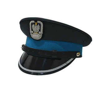 Gorra de fatiga del Rito Escocés con bordado a mano de estilo profesional masónico, con coronas de los Caballeros Templarios de Regalia y detalles de hilo metálico. - Product Image 5