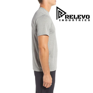 Nouveaux T-shirts de golf imprimés de haute qualité à col avant, manches courtes, 100 % coton 320g, qualité supérieure, vente en gros pour hommes - Product Image 3