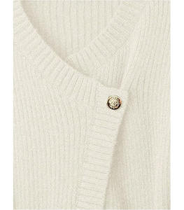 เสื้อฮู้ดผู้หญิงสำหรับฤดูหนาว ดีไซน์เก๋ไก๋ ผ้าถักลายริบ ปรับแต่งสีได้ พร้อมโลโก้ด้านหน้า ดีไซน์แบบพันรอบตัว ช่วยเสริมลุคทันสมัย - Product Image 2