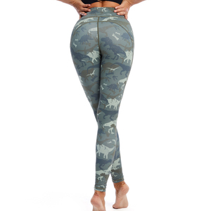 Women High Waisted Printed Yoga Pants Slim Fit Stretch Fitness Workout <b>Leggings</b> <b>with</b> <b>Pockets</b> for Running & Gym Training - Product Image 4