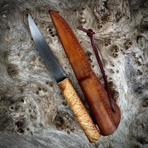 Cuchillo Medieval Forjado a Mano Personalizado OEM DIY con Hoja de Acero al Carbono de 3MM de Grosor y Punta Recta, Mango de Acero al Carbono - Product Image 5