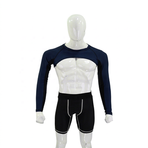 Men's Long Sleeve <b>Bolero</b> <b>Shrug</b> Open Chest Extreme Crop Top Stretch Arm Sleeves Rave Clubwear Custom Private Label Wholesale - Product Image 1