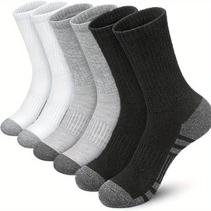 Breathable Sweat Boys Girls Sport Soccer Football Plain <b>Long</b> Socks Over Knee Cotton/Polyester Socks Non <b>slip</b> Daily Wear Spring - Product Image 3