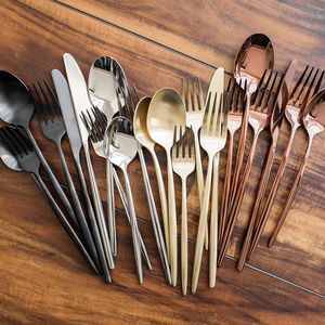 Our Own Manufacturer New Product Durable Kitchen Cutlery Chef Knife Set With Hollow Handle Mirrored Steel Knife Spoon Set - Product Image 6