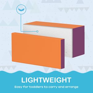 Set da gioco contemporaneo a 7 pezzi per arrampicata e gattonamento morbido per bambini, struttura da gioco e arrampicata per interni - Product Image 6