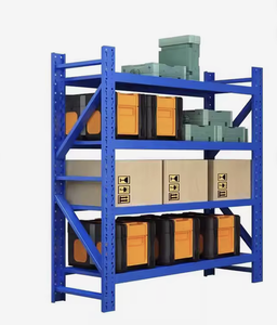 Étagère de stockage en acier robuste à 4 niveaux, grande capacité de charge, pour entrepôt et atelier, fabrication au Vietnam, OEM/ODM - Product Image 1