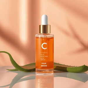 Suero de Vitamina C en Oferta con Ácido Hialurónico y Aloe Vera, Antienvejecimiento, Elimina Arrugas, Blanqueador, Corrector de Manchas Oscuras, Marca Privada - Product Image 3