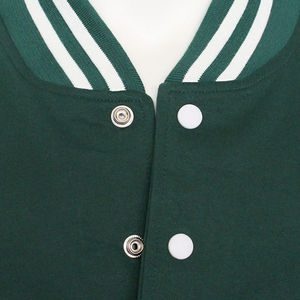 Veste de baseball pour garçon avec logo brodé, veste varsity pour homme, veste épaisse pour l'automne et l'hiver avec boutons - Product Image 3