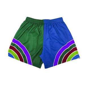 Pantalones Cortos de Rugby Personalizados Baratos, Transpirables, con Bolsillos Laterales con Cremallera Invisible, de Lona Sólida, Tela Ligera de Alta Calidad - Product Image 1