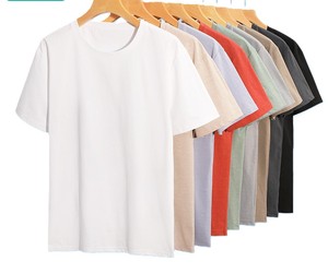T-shirt Homme à Manches Courtes en Coton 250G, Séchage Rapide, Léger et Rafraîchissant, Broderie Personnalisée avec Logo, OEM, Prix Usine Chine-Bangladesh - Product Image 1