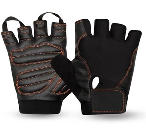 Guantes de Ciclismo Profesionales Transpirables de Nueva Llegada, de Alta Calidad, Personalizados, de Medio Dedo, Antideslizantes, con Recubrimiento de Poliuretano y Gancho de Cuero - Product Image 1