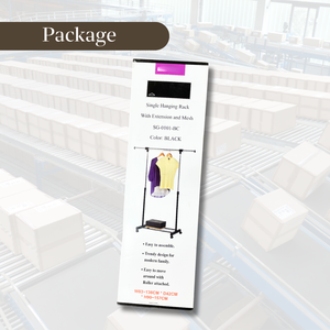 Portable Detachable Mesh Shelf Clothes Dryer with Wheels Single <b>Organizer</b> for Living Room Space - Product Image 6