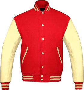 Chaquetas Varsity Extra Grandes Personalizadas 2025 para Hombre y Mujer, Chaqueta de Invierno con Capucha y Cuello Alto de Alta Calidad - Product Image 2