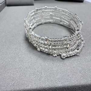 High Quality Moissanite Diamond <b>Bangle</b> <b>Bracelet</b> for Women with Luxury Sparkling Stones Available For Sale - Product Image 2