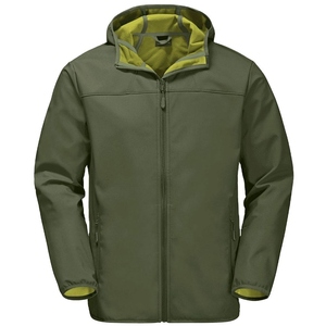 Chaqueta de Invierno Softshell Unisex Ecológica, Impermeable, Transpirable, Cortavientos, con Capucha y Cierre de Cremallera, Informal para Exteriores - Product Image 5