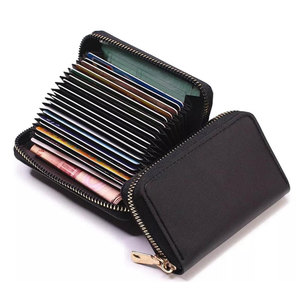 Cartera de Cuero Sintético de Microfibra para Hombre, Nueva del Fabricante, Gran Capacidad, Diseño Personalizado, Duradera, Moderna, Delgada y Compacta - Product Image 4
