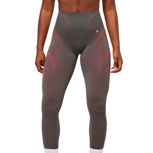 Seamless <b>Patterned</b> Gym Leggings Women High Waist Camo Yoga Pants Butt Lifting Training Tights Quick Dry Athletic Activewear New - Product Image 1