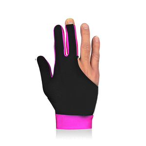Guantes de Snooker de 3 Dedos de Nailon Transpirable de Venta Caliente, Ajustables en la Muñeca, de Secado Rápido, Ideales para Venta en Línea - Product Image 2