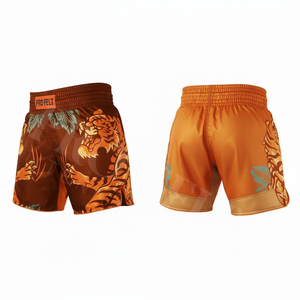 Shorts de compression haute résistance, design personnalisé, pour entraînement MMA, course à pied, séchage rapide, respirants, en polyester et élasthanne. - Product Image 2