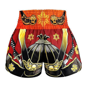 Short de kickboxing MMA imprimé par sublimation robuste Logo personnalisé Vêtements de boxe Muay Thai Nouveau service OEM ODM Arts martiaux - Product Image 6