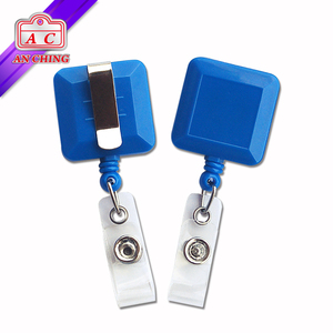 60cm Nylon Pull Cord ABS Round <b>ID</b> Retractable Badge Reels - Product Image 2