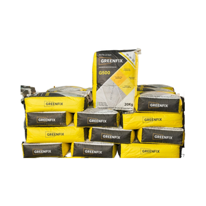 Mortier imperméable à base de ciment GREENFIX, forte adhérence, norme C2, pour piscines, zones immergées, résistant aux produits chimiques - Product Image 1