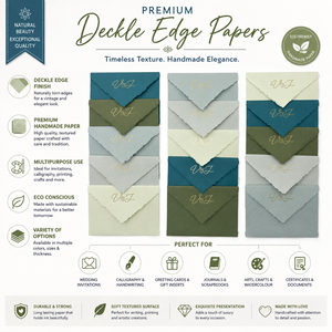 Sobres de papel premium multicolor con borde decorativo y acabado artesanal, ideales para invitaciones y papelería de lujo. - Product Image 6