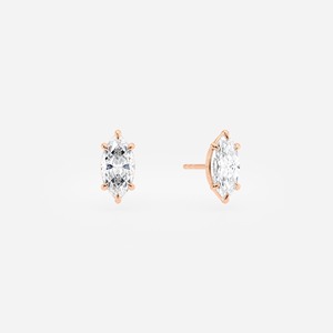 Boucles d'oreilles en diamant taille marquise pour femme, or blanc cultivé en laboratoire, certifiées IGI, style classique - Product Image 4
