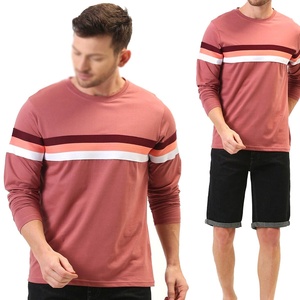 เสื้อยืดแขนยาวผู้ชายสไตล์สตรีทแวร์ ผ้าฝ้ายหนา 100% เสื้อยืดไซส์ใหญ่ เสื้อยืดแขนยาวผู้ชายเนื้อหนัก - Product Image 1