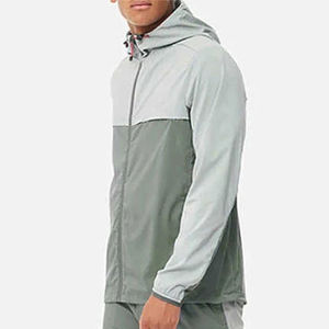 Sweat à capuche léger et respirant en polyester/nylon pour homme Ravida Sports, avec logo personnalisé, motif léopard, patchwork, coupe oversize, décontracté - Product Image 1