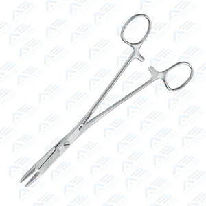 Pemegang jarum Forceps buatan pabrik kualitas Jerman Panjang reguler besi tahan karat instrumen medis penggunaan bedah - Product Image 4