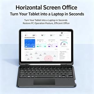 Detachable Wireless <b>Tablet</b> <b>Keyboard</b> Case Floating Magnetic with Built-in Touchpad for Honor Magic Pad3 12.5, 13.3 Inch - Product Image 2