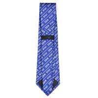 Cravate en soie bleu roi Phi Beta Sigma, motif tissé avec lettres grecques 1914, pour homme, fraternité, formelle, classique