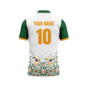 Camiseta de Cricket Transpirable de Secado Rápido, Manga Corta, para Partidos, Diseño Personalizado con Nombre y Número del Equipo - Product Image 2