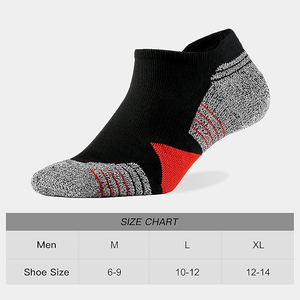 Calcetines deportivos de algodón con logotipo personalizado para hombre - Product Image 5