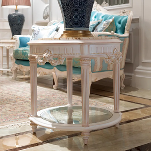 Juego de Sofás de Lujo para Sala de Estar, Madera de Caoba Maciza Europea, Tallado a Mano, Tapizado, Hecho en Indonesia - Product Image 6