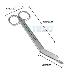 Nouvelles ciseaux à pansements à prise confortable, ciseaux à pansements à coupe précise pour les hôpitaux - Product Image 5